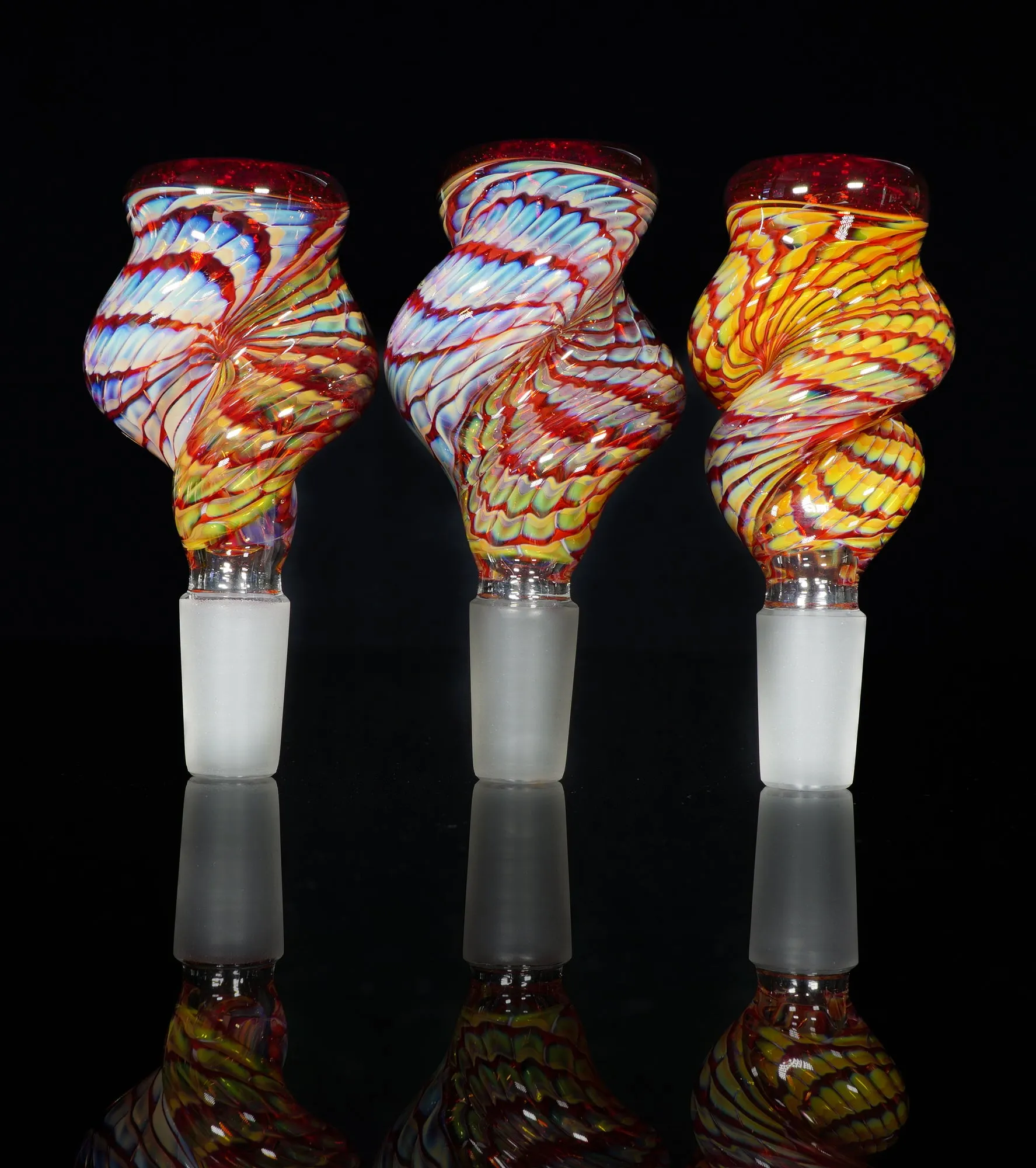 14mm Ginger Twisted Slides