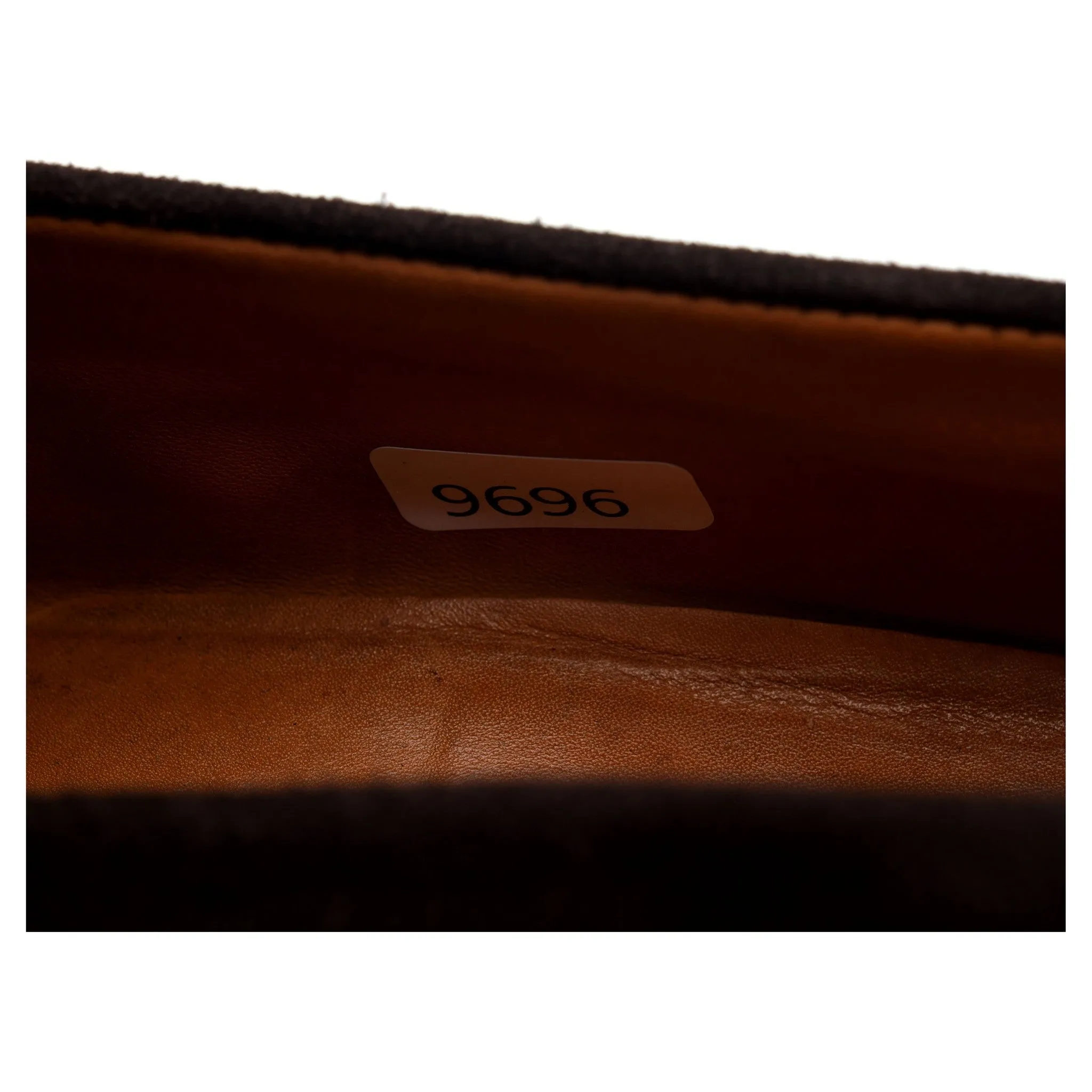 '180 Mocassin' Dark Brown Suede Loafers 9.5 E UK 10.5