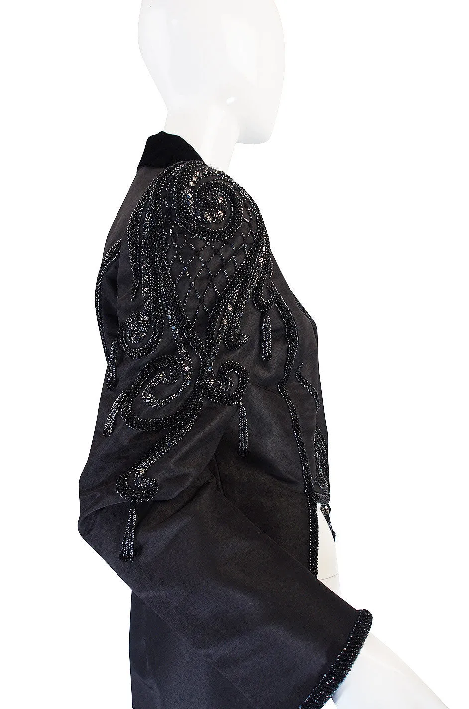 1980s Bob Mackie Tuxedo "Ringmaster" Jacket
