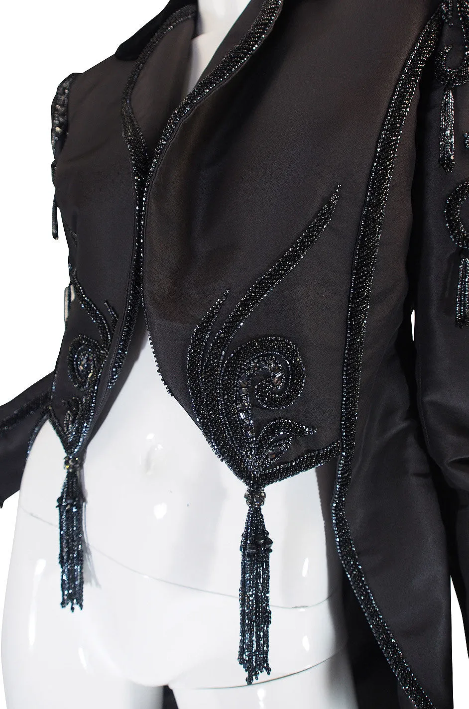 1980s Bob Mackie Tuxedo "Ringmaster" Jacket