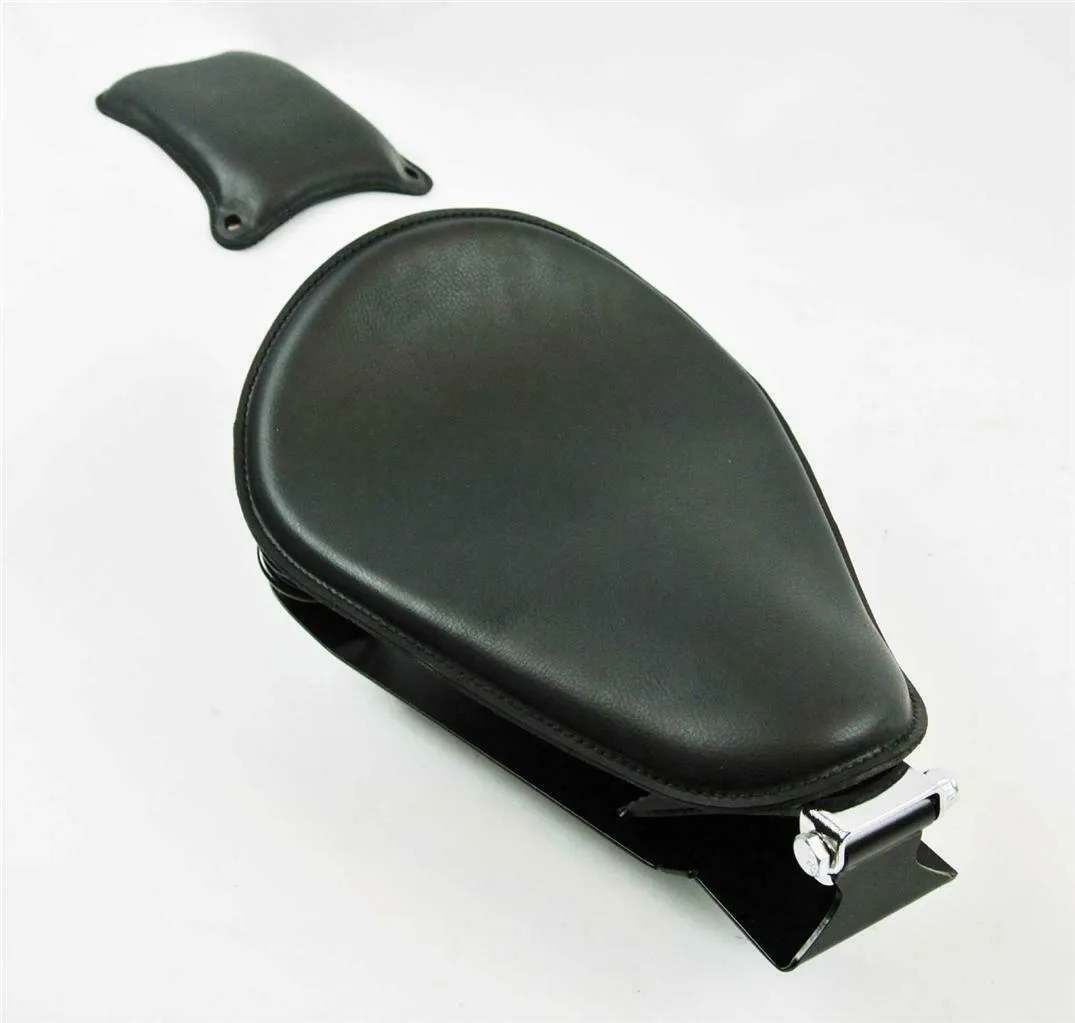 1985-2016 Honda Rebel 250 Spring Seat P-Pad Mounting Bobber Kit Black Pleather b