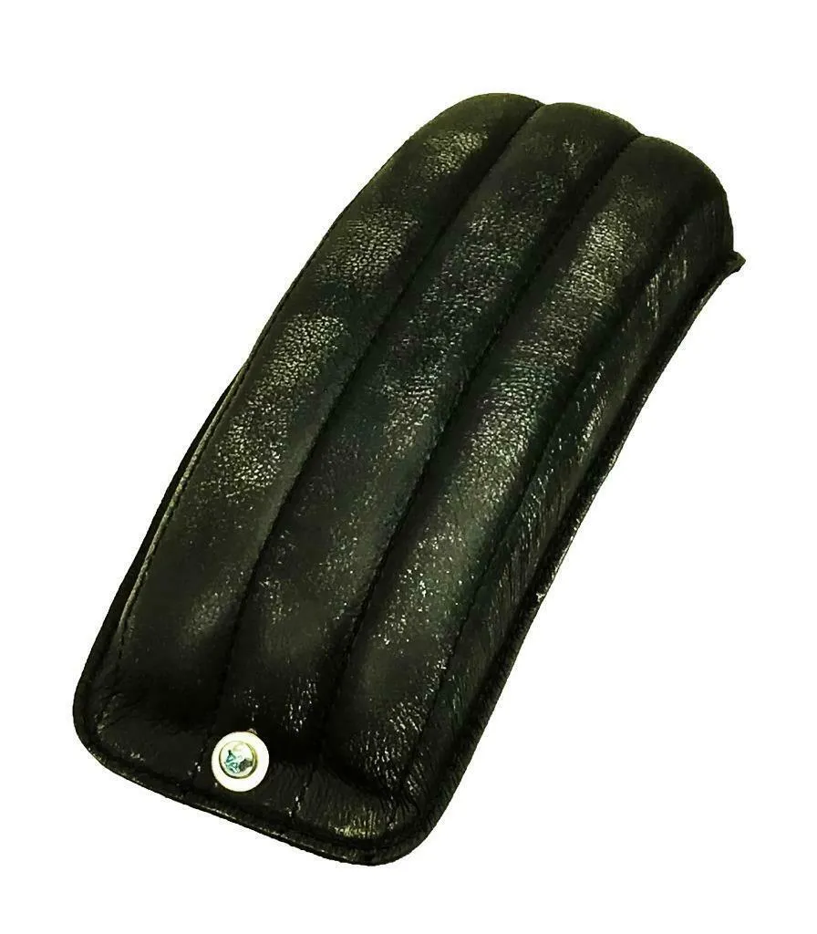 2010-2022 Harley Sportster Seat Passenger Black Distress Leather Tuck Roll P-Pad