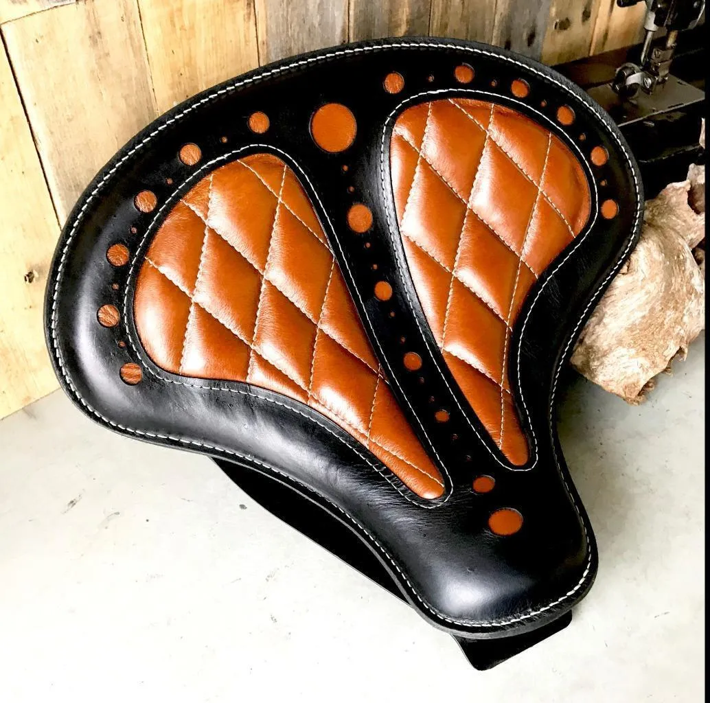 2022-2025 Indian Chief Dark Horse Spring Seat Mounting Kit Tan Diamond Window