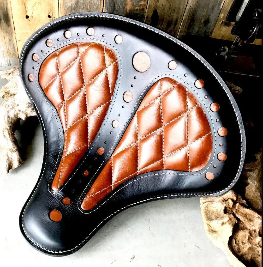 2022-2025 Indian Chief Dark Horse Spring Seat Mounting Kit Tan Diamond Window