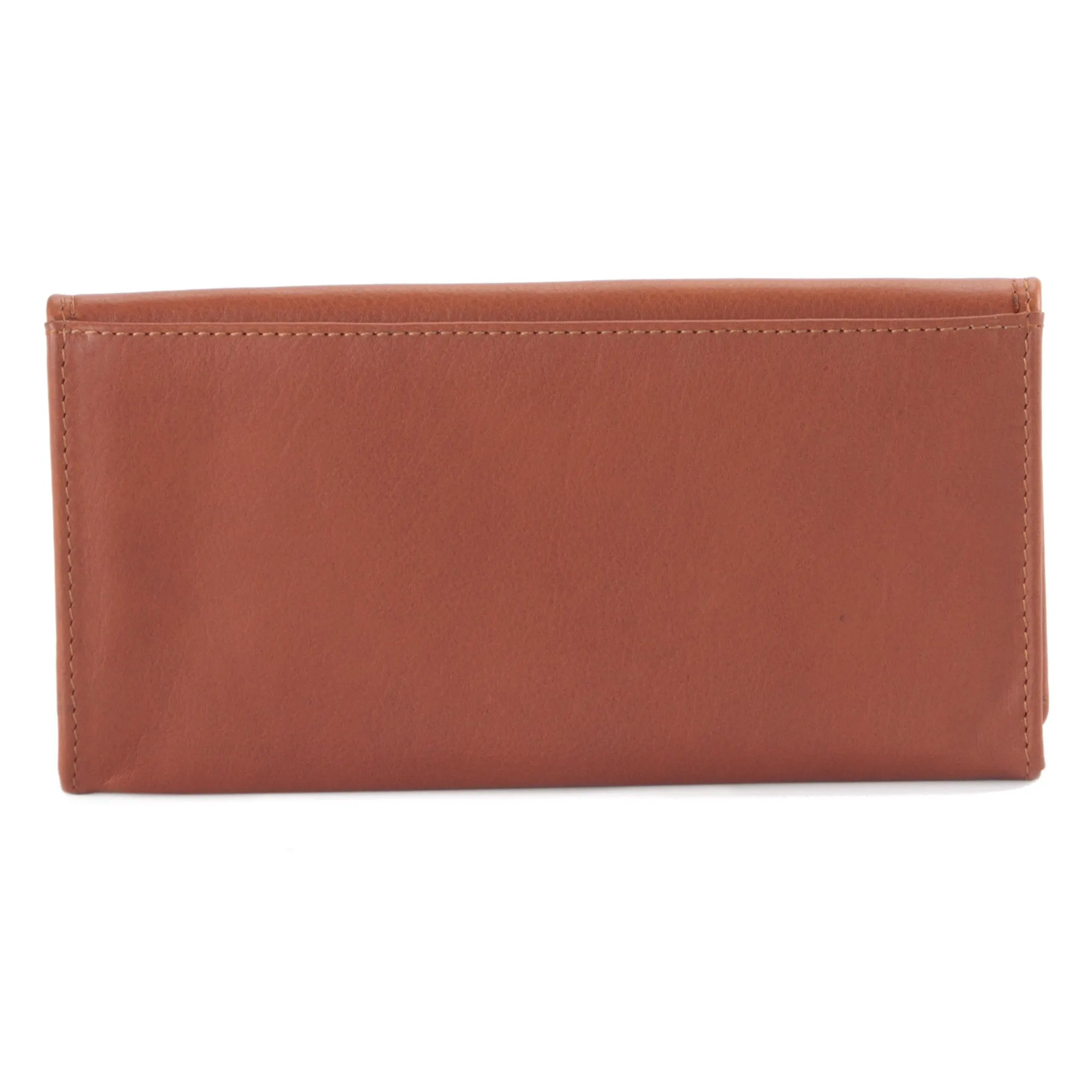 300965-CG Ladies Leather Clutch Wallet in Tan | Style n Craft