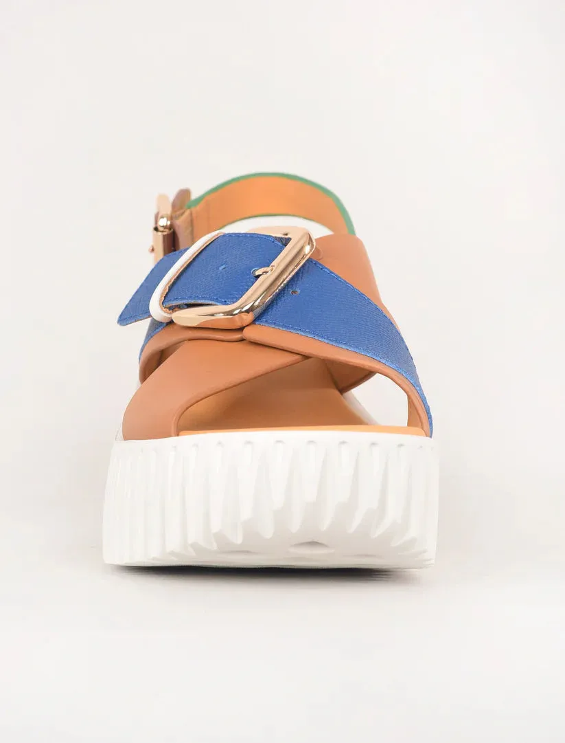 4CCCCEES  Plia Juno Sandal in Tan (Size 39)
