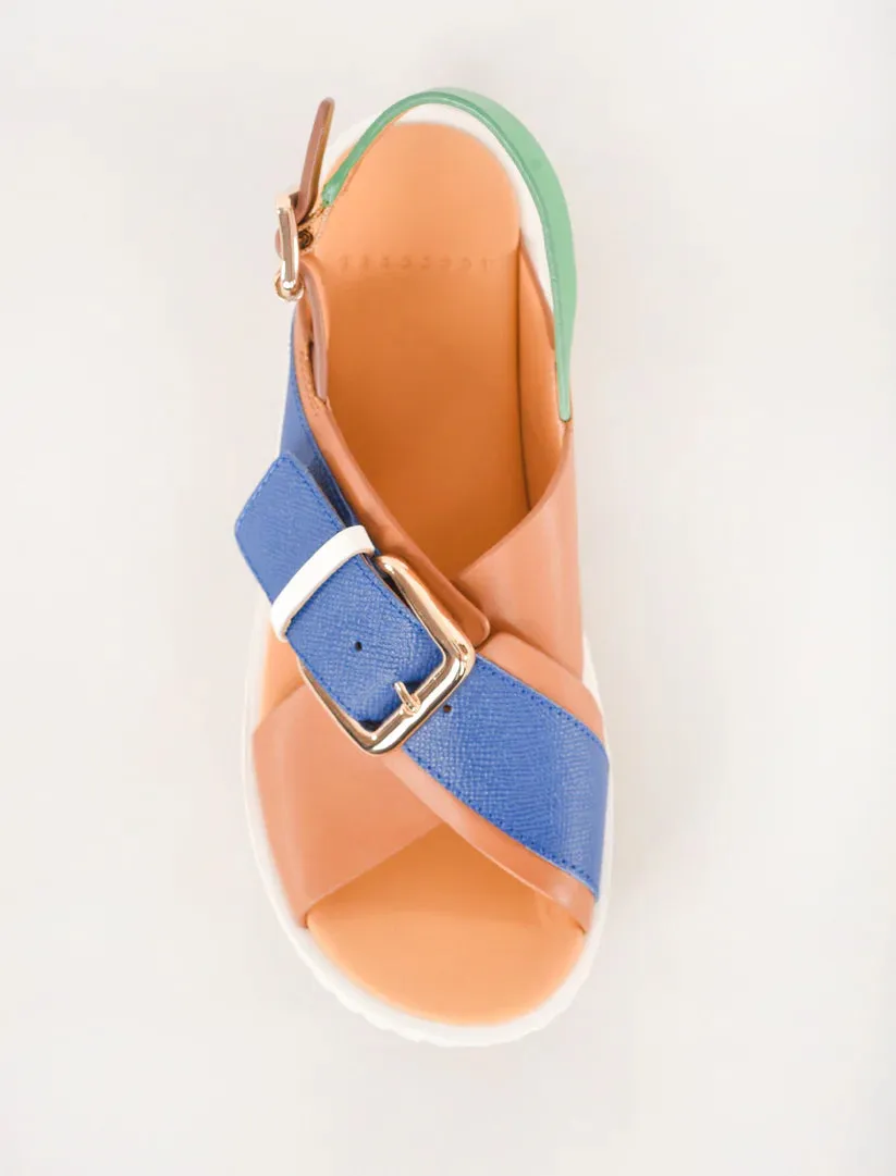 4CCCCEES  Plia Juno Sandal in Tan (Size 39)