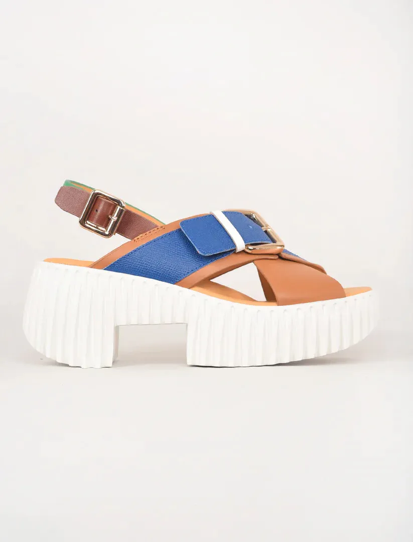 4CCCCEES  Plia Juno Sandal in Tan (Size 39)