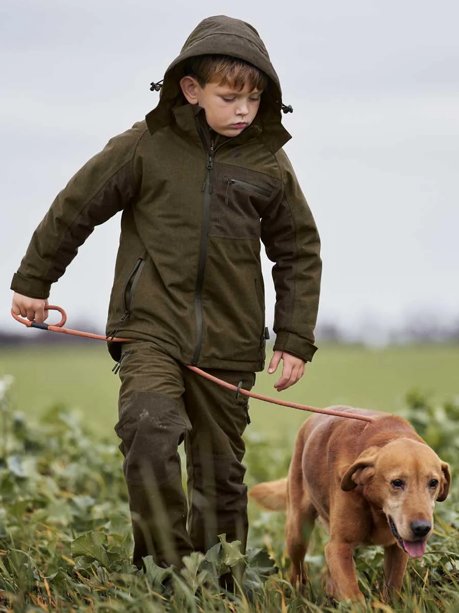 50% OFF SEELAND Avail Junior Trousers - Kids - Pine Green Melange