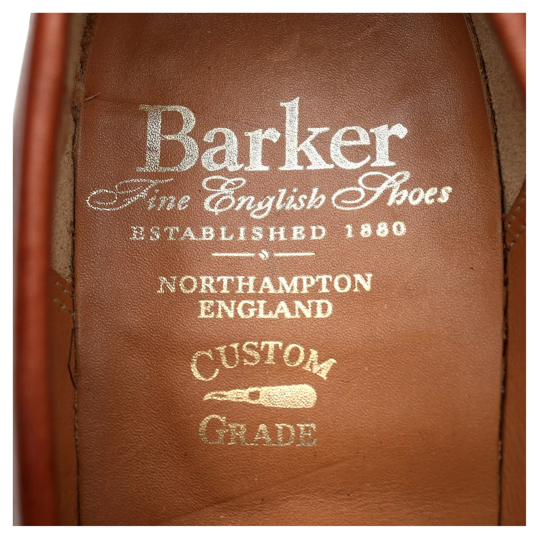'8459FW04' Tan Brown Leather Loafers UK 6.5 F