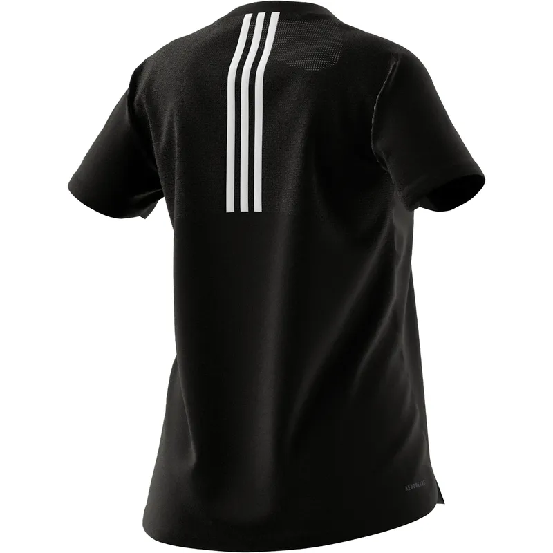 Adidas Womens Aeroready Designed 2 Move 3-Stripe Tee