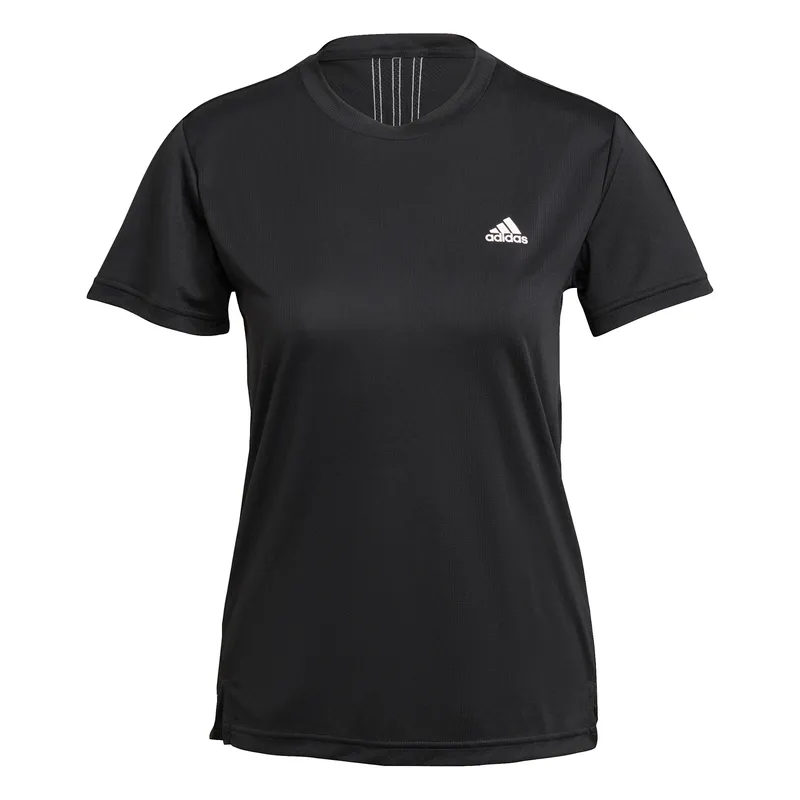 Adidas Womens Aeroready Designed 2 Move 3-Stripe Tee