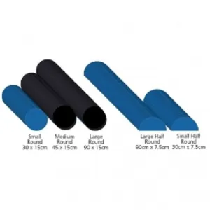 AllCare Foam Rollers Full Round 30cm Blue