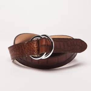 Alligator O-Ring Belt by Martin Dingman — Chestnut