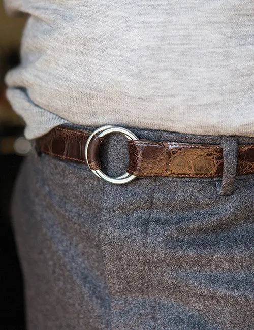 Alligator O-Ring Belt by Martin Dingman — Chestnut