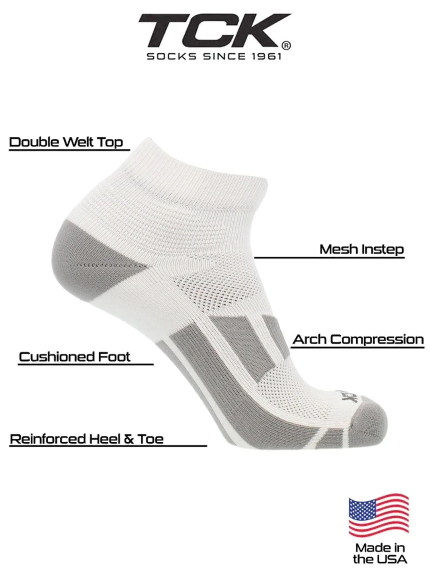 Athletic Performance Ankle Socks for Men and Women