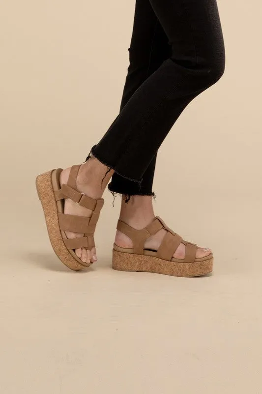 Aubrey Platform Sandal Wedge