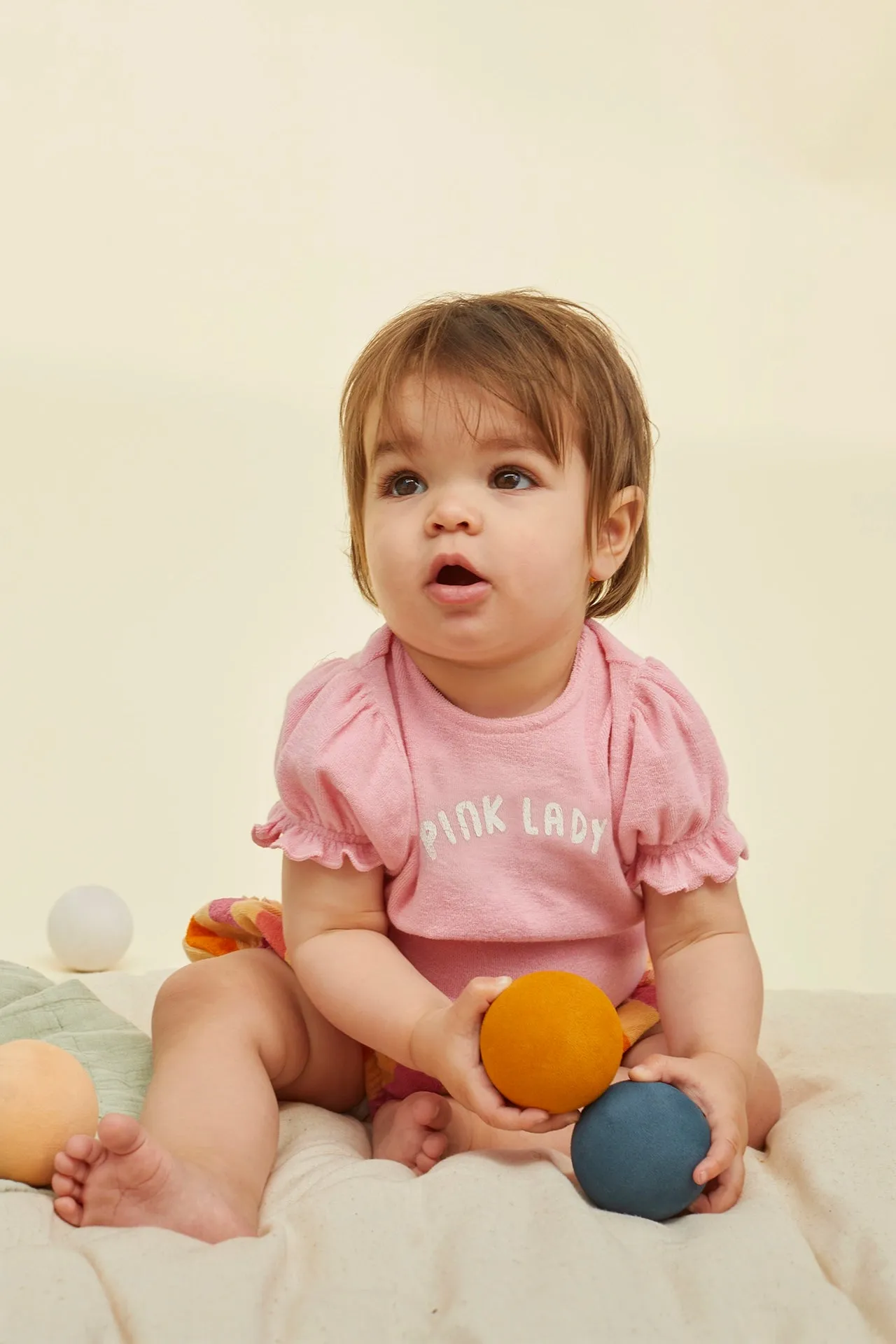 Balloon sleeves romper by Sproet & Sprout