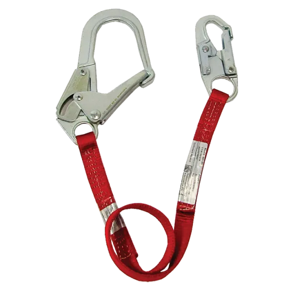 Bashlin - 1" Nylon web with SL6650A rope snaphook and 5395A large ladder snaphook on the ends