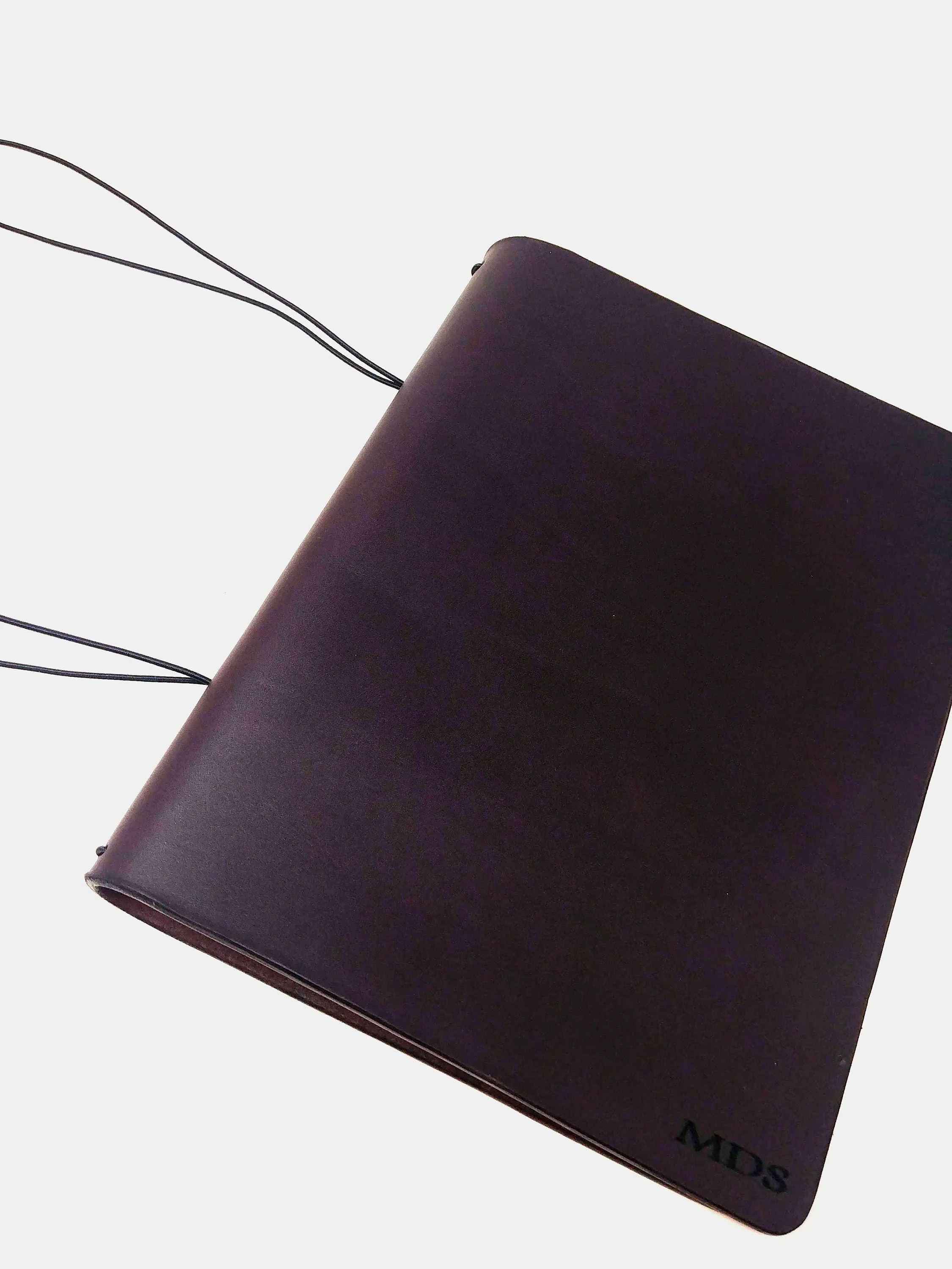 BIG Walnut Bridle Composition Cover | Full Grain Leather Journal | Fits 7.5" × 9.75" inserts
