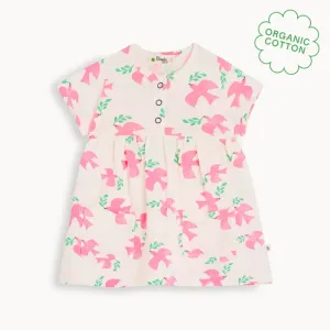 Birling - Doves Printed Dress With Pockets