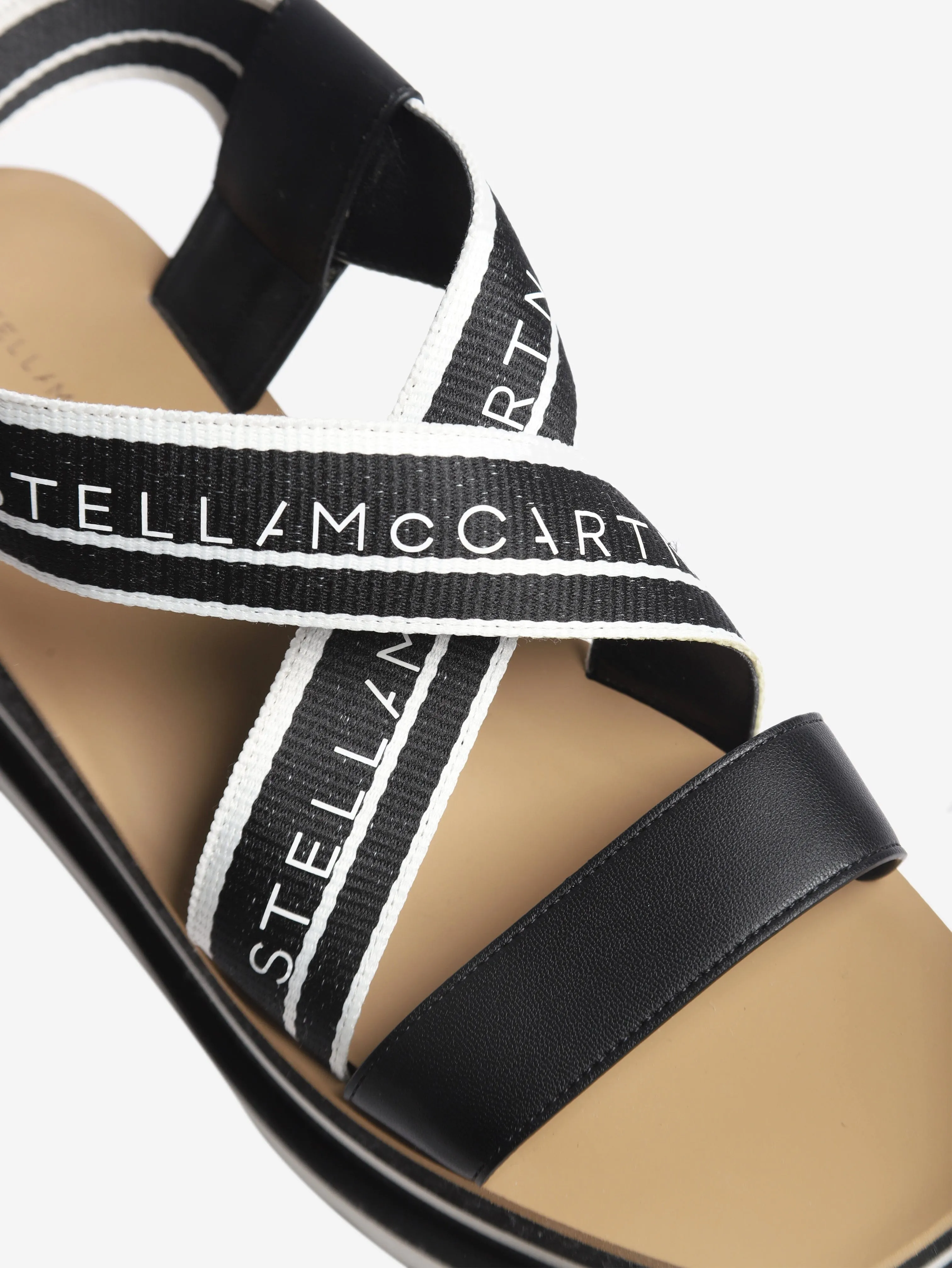 Black Sneak-Elyse striped platform sandals - size EU 38