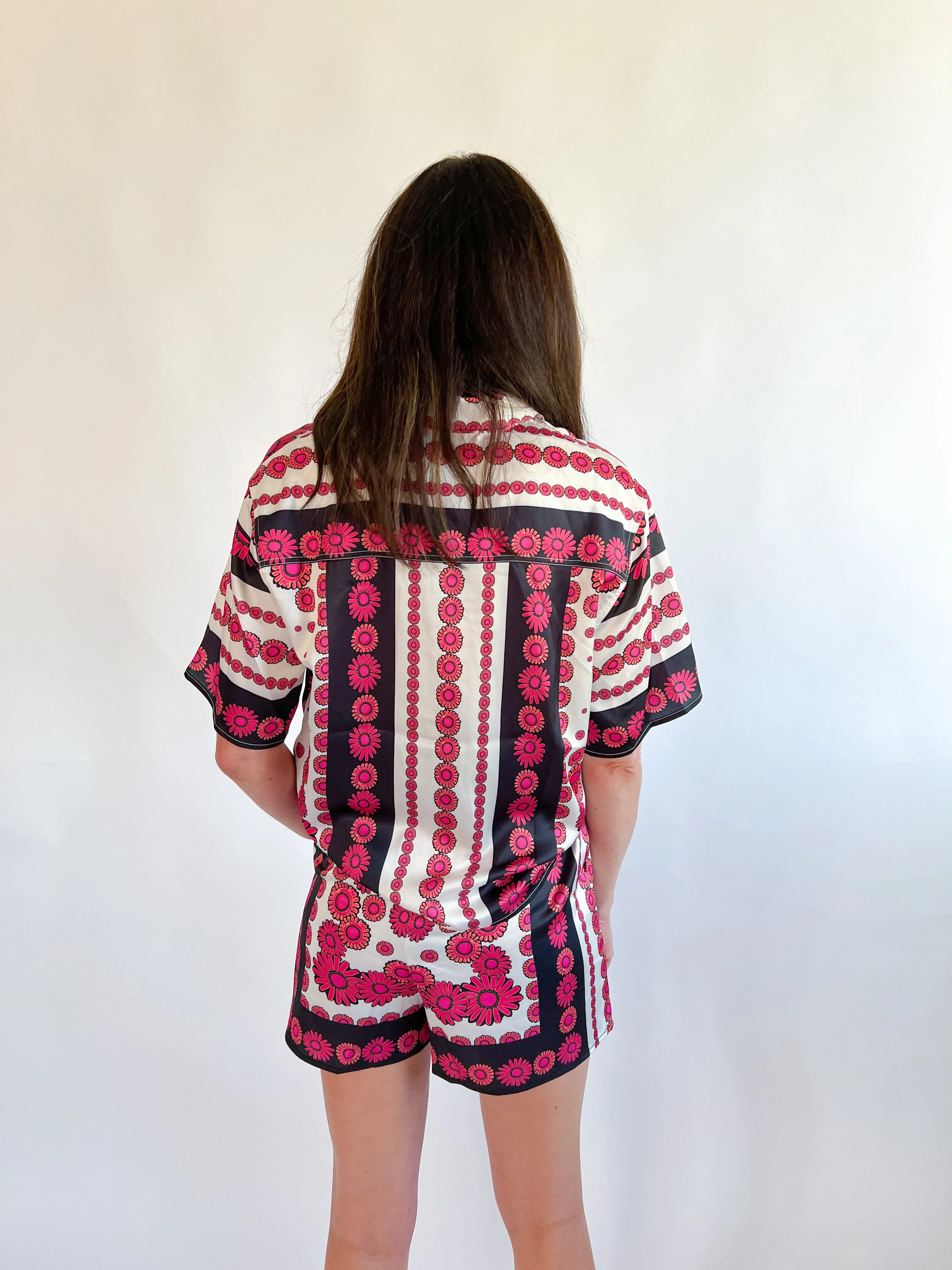 Bobo Scarf Printed Shorts