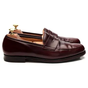 'Boston' Burgundy Leather Loafers UK 9 / UK 9.5 E MISMATCHED