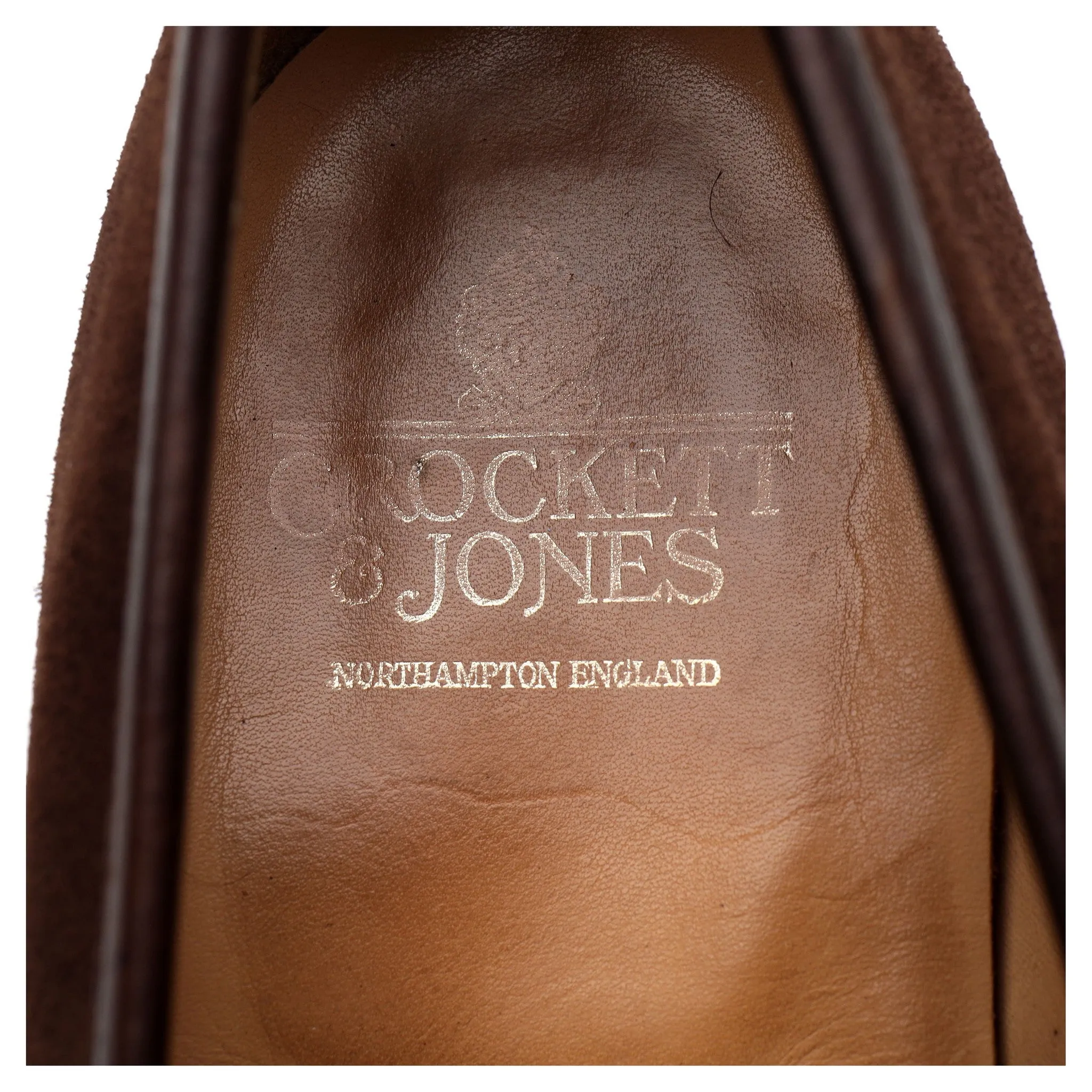 'Boston' Dark Brown Suede Loafers UK 9 E