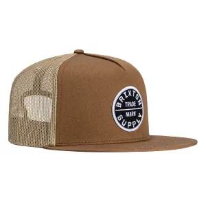 Brixton Oath Mesh Snapback Trucker Hat - Tan