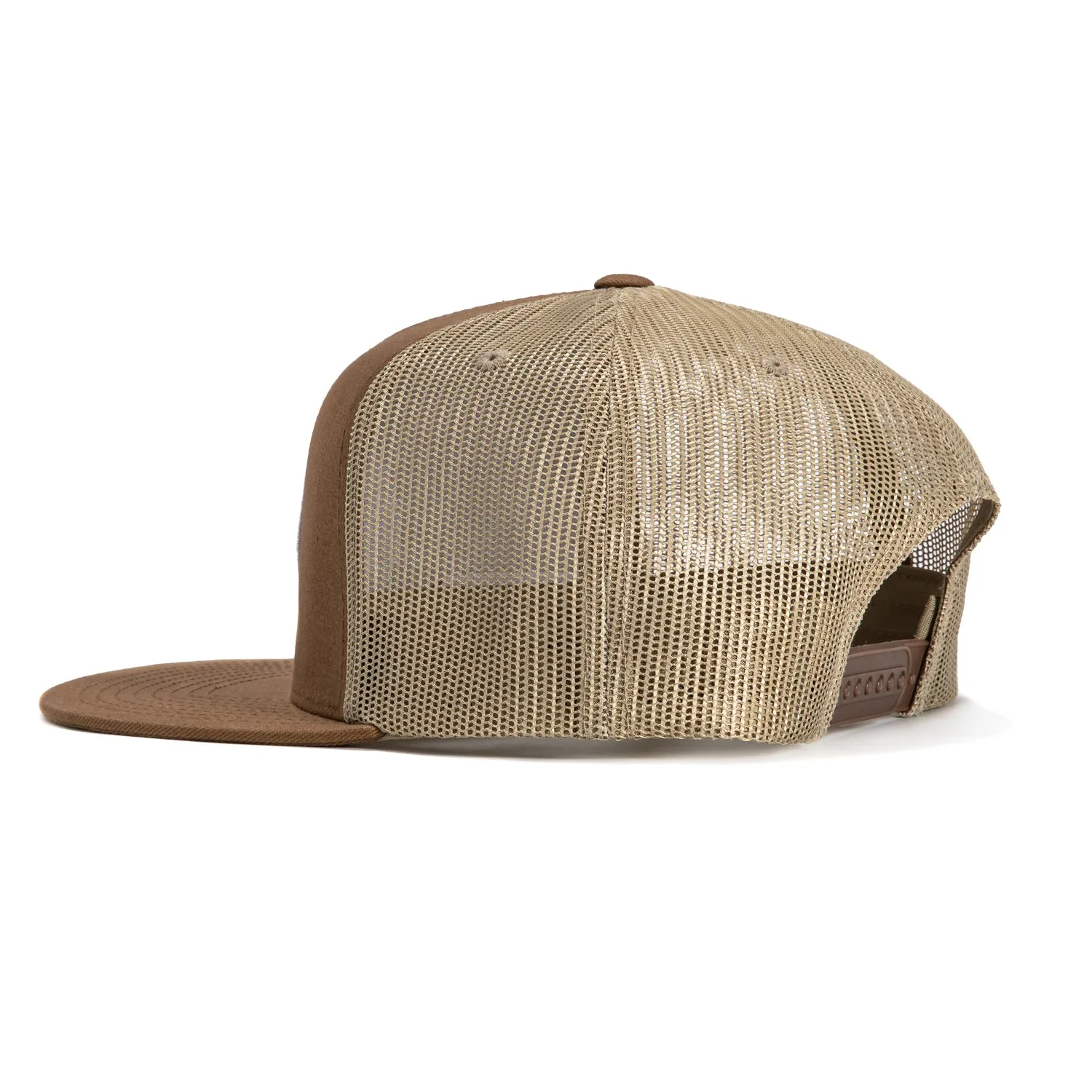 Brixton Oath Mesh Snapback Trucker Hat - Tan