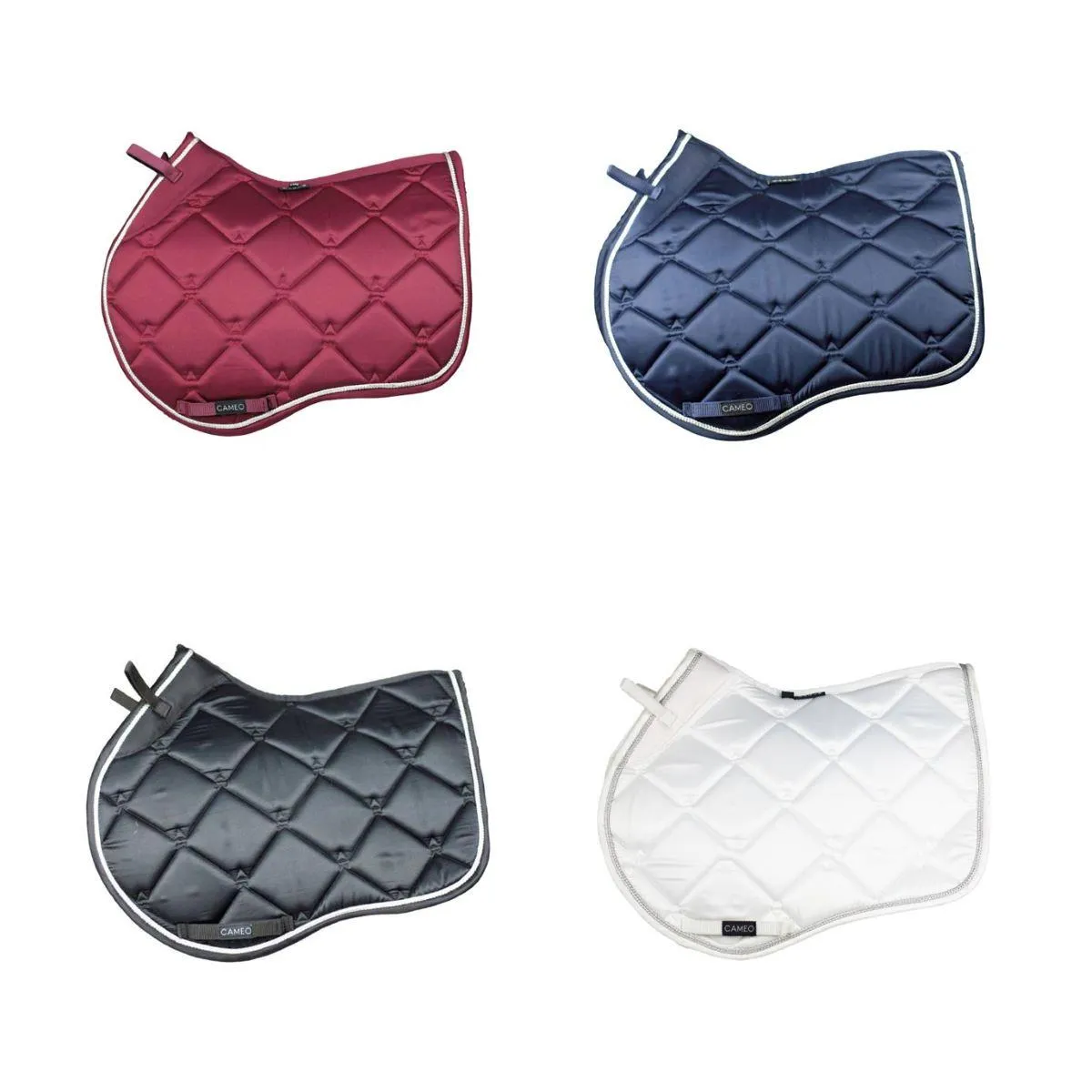 Cameo Equine Core GP Jump Saddlecloth: Shock Absorbing, Breathable Satin Outer