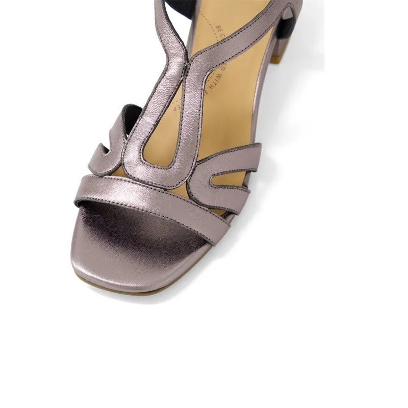 CARACAS W - PEWTER LEATHER FS