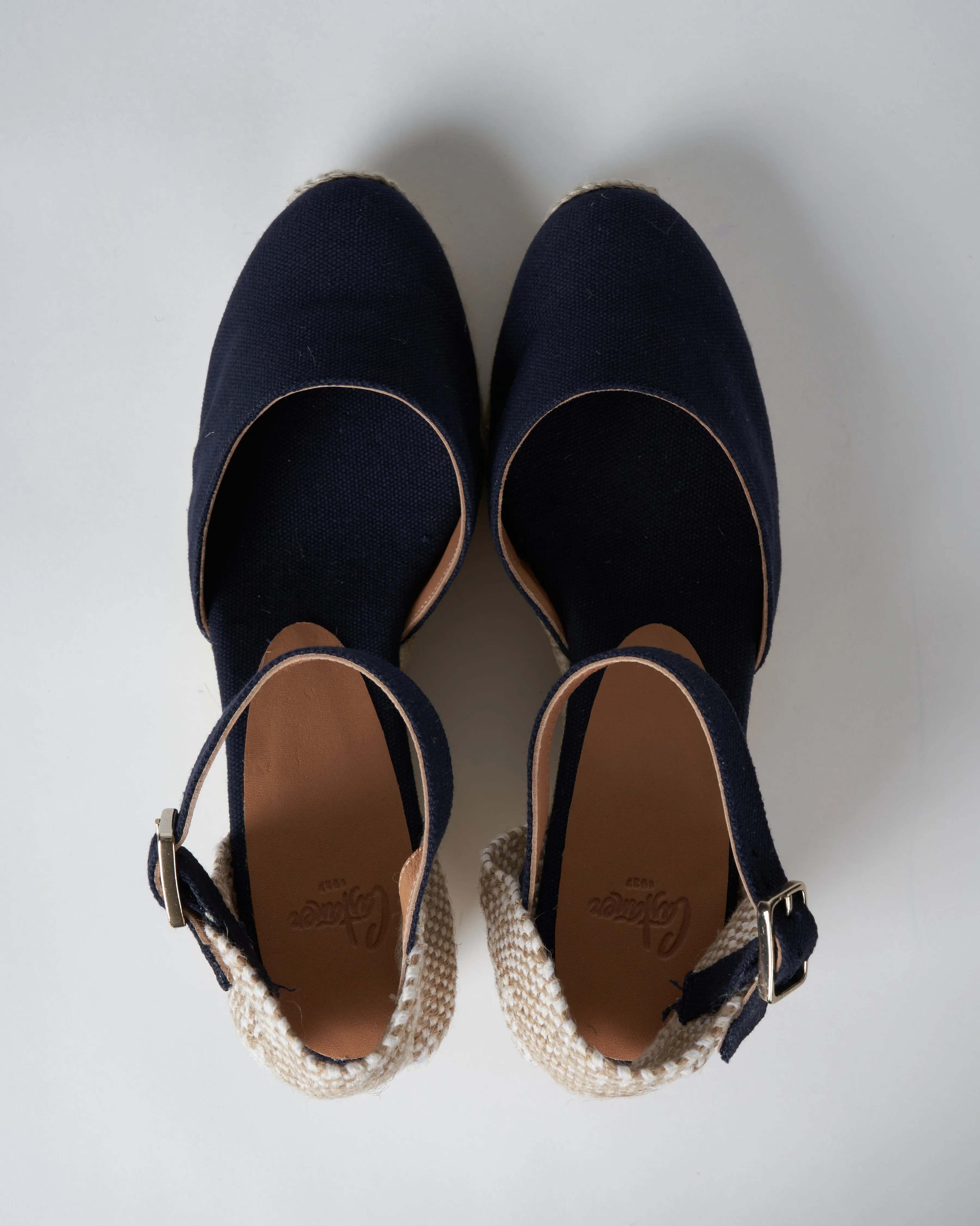 carol wedge - azul marino