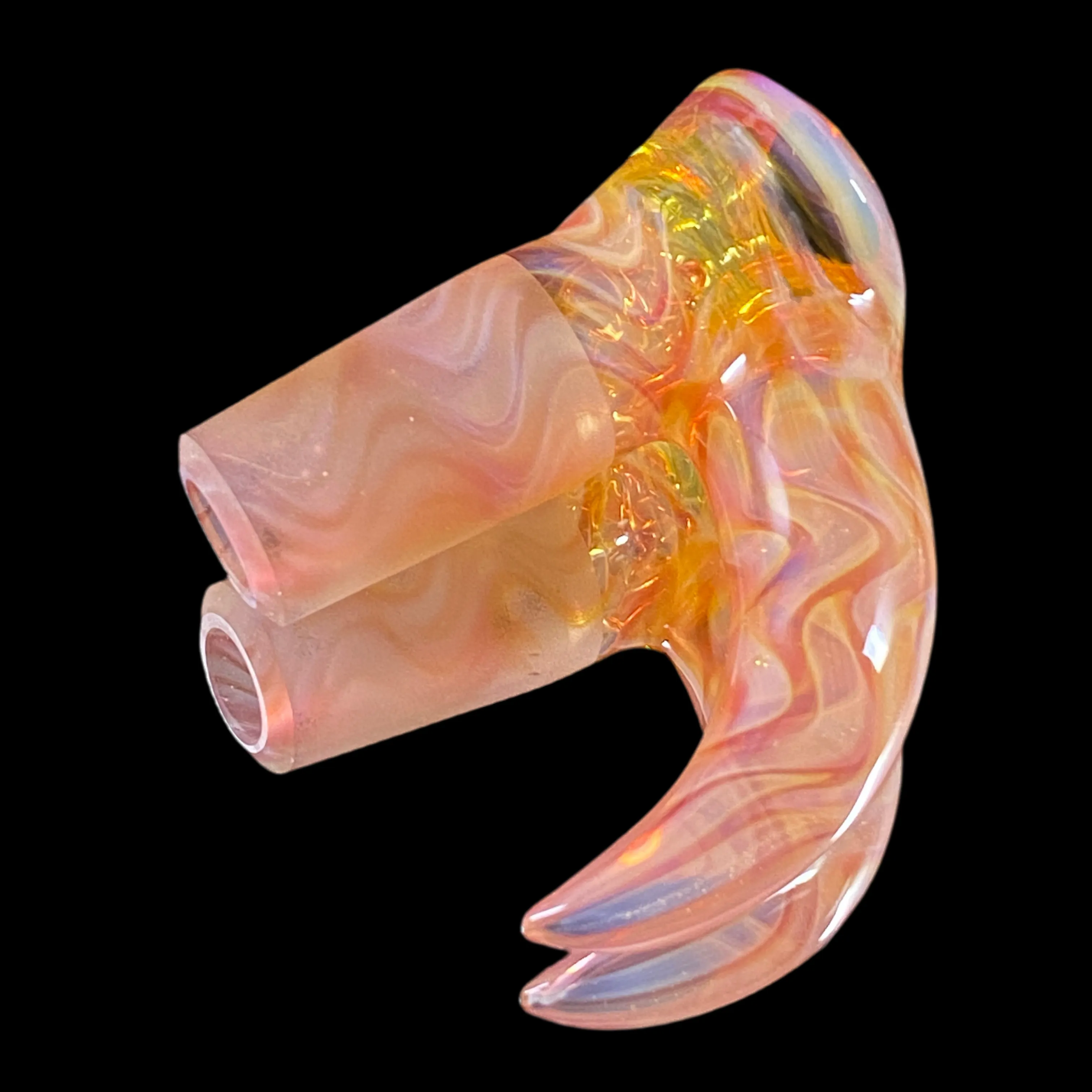 Chase Adams Swirl/Telemagenta Honeycomb 4 Hole Slide with Horn (18mm)