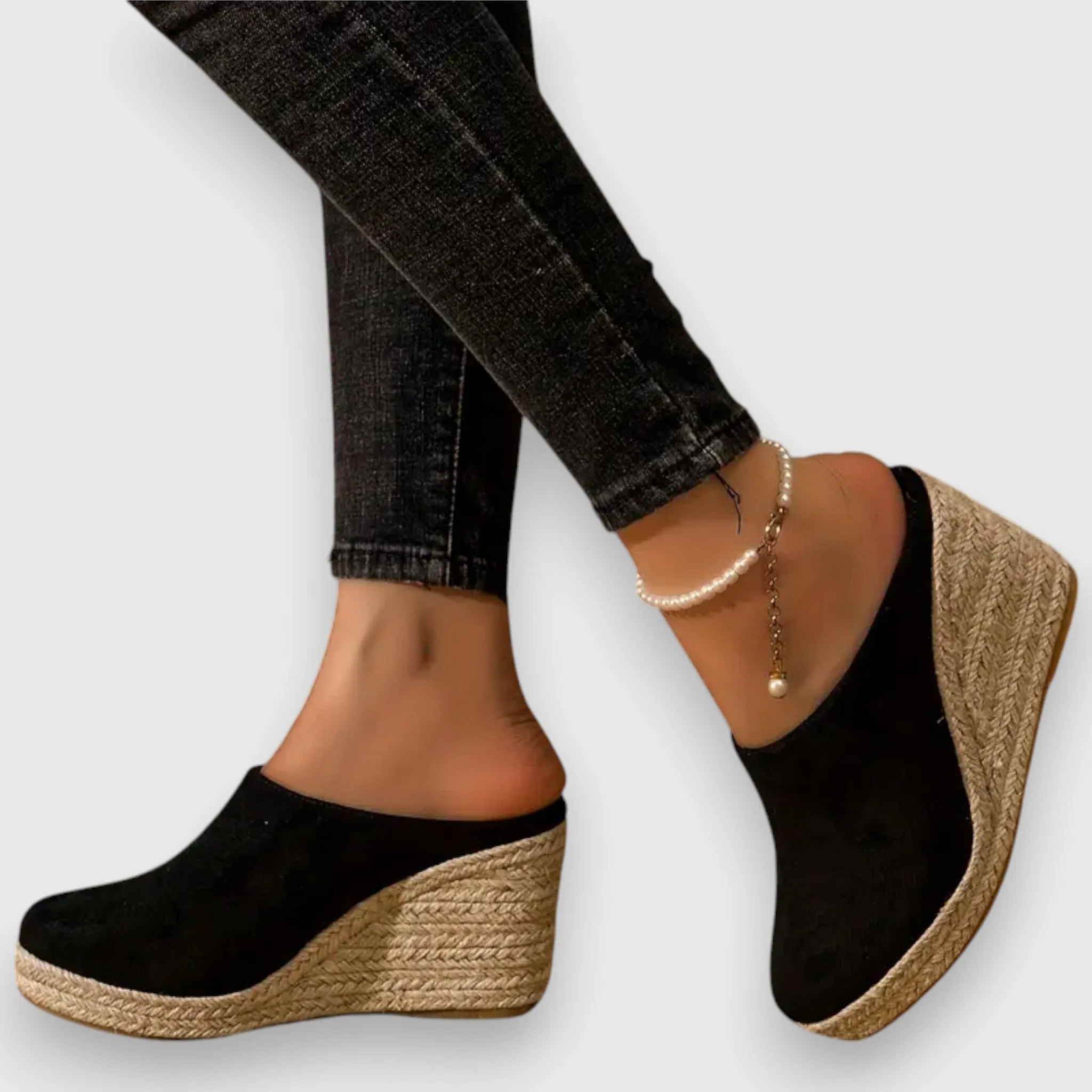Claire De Rosé | Wedge Heeled Espadrille Sandals