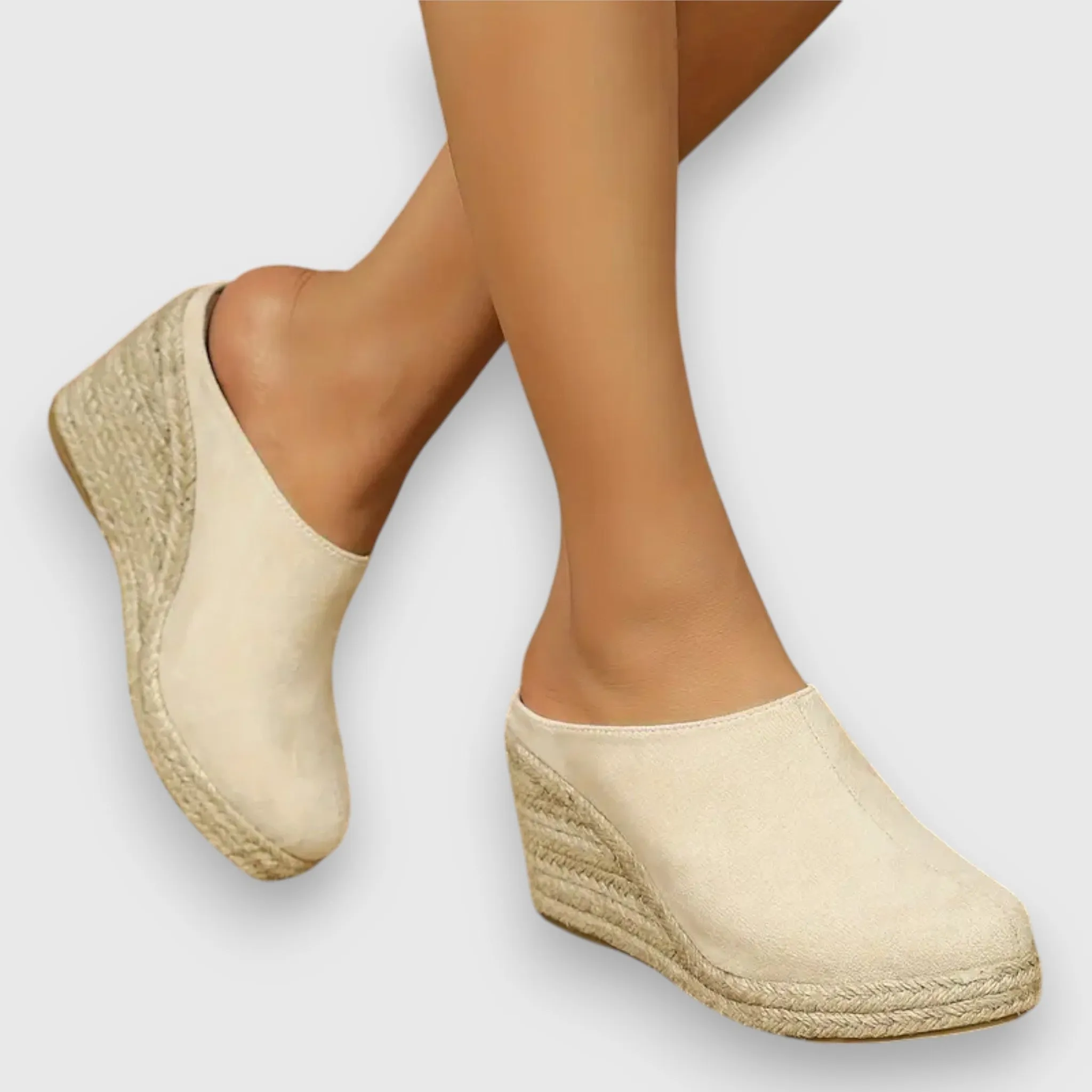 Claire De Rosé | Wedge Heeled Espadrille Sandals