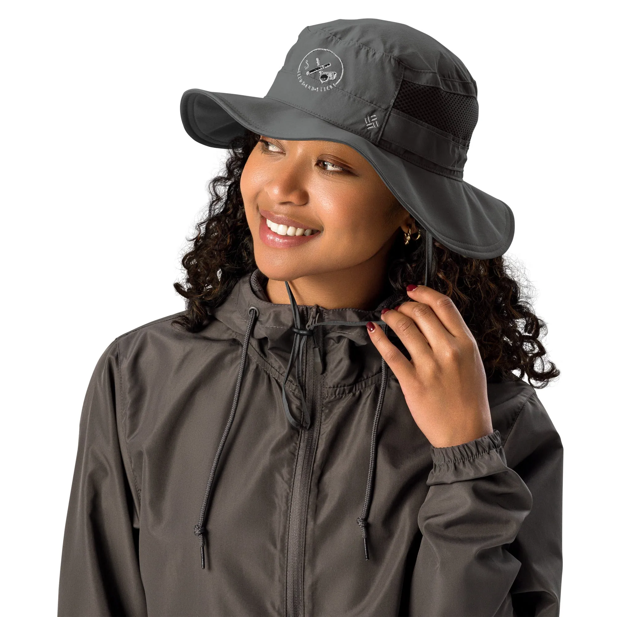 Clubs and Sticks  Embroidered Columbia Booney Hat