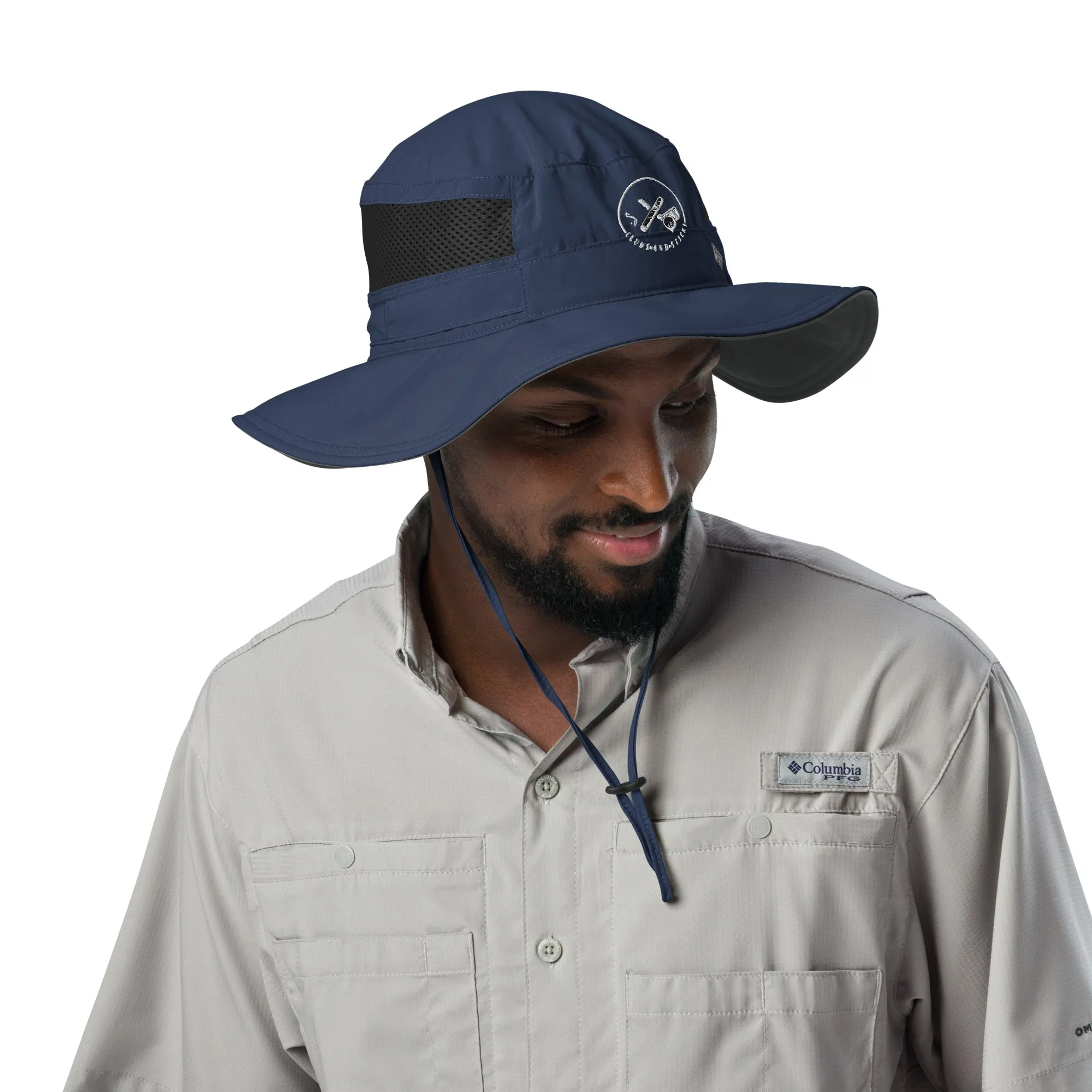 Clubs and Sticks  Embroidered Columbia Booney Hat