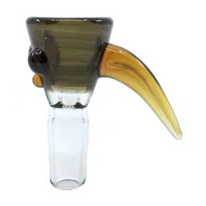 Colored Martini Slide with Handle 14mm (Starry Night/Amber Purple)