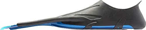 Cressi Agua Short Fins for Swimming and Snorkeling, Blue, UK 12/13