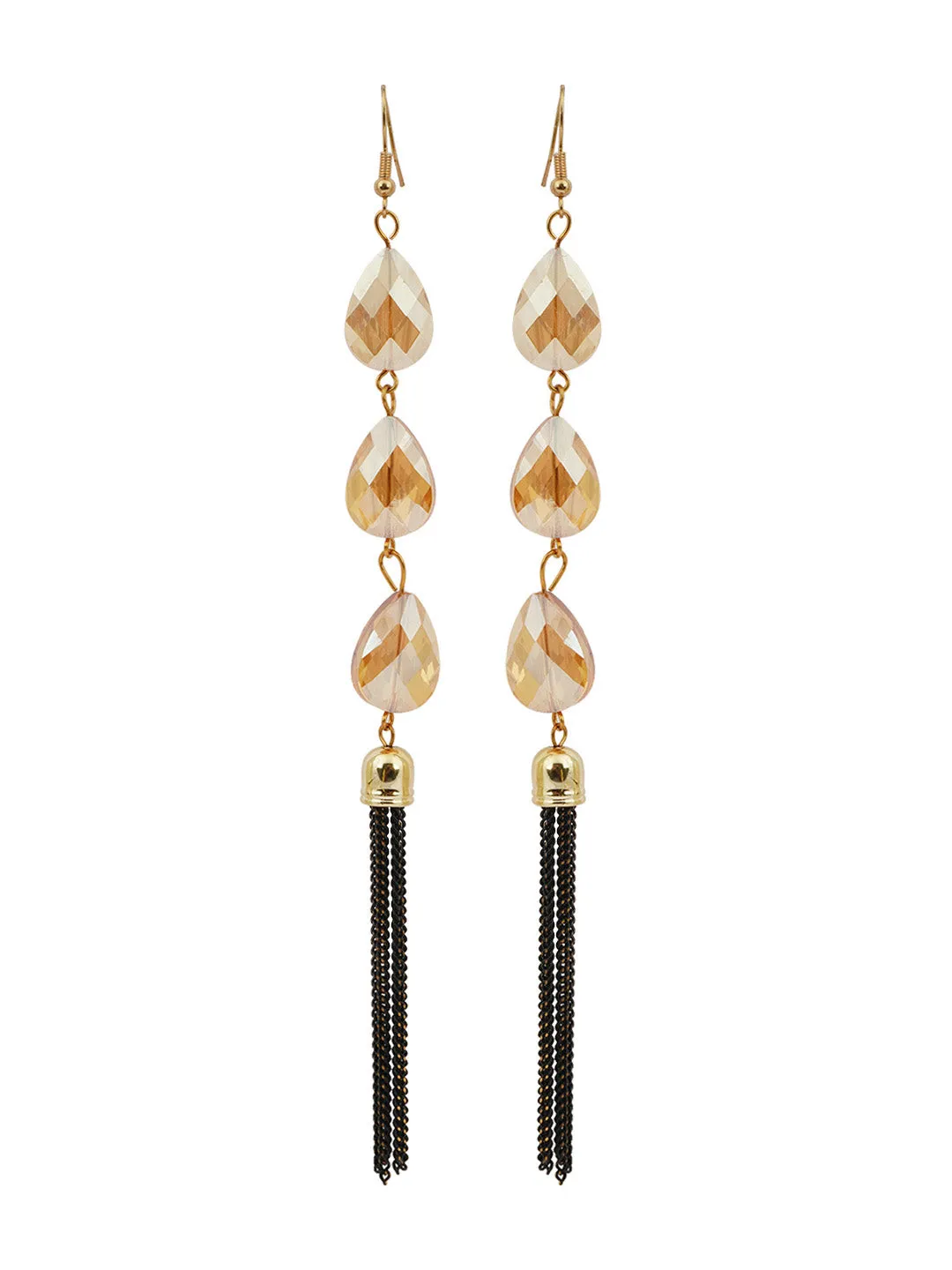 Crystal Tassels Hanging Earrings