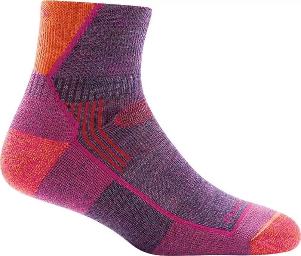 Darn Tough Womens 1958 Merino Wool 1/4 Crew Hiking Socks