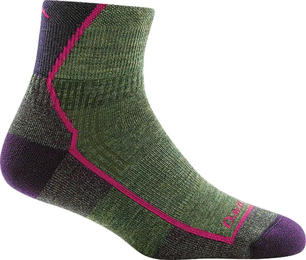 Darn Tough Womens 1958 Merino Wool 1/4 Crew Hiking Socks
