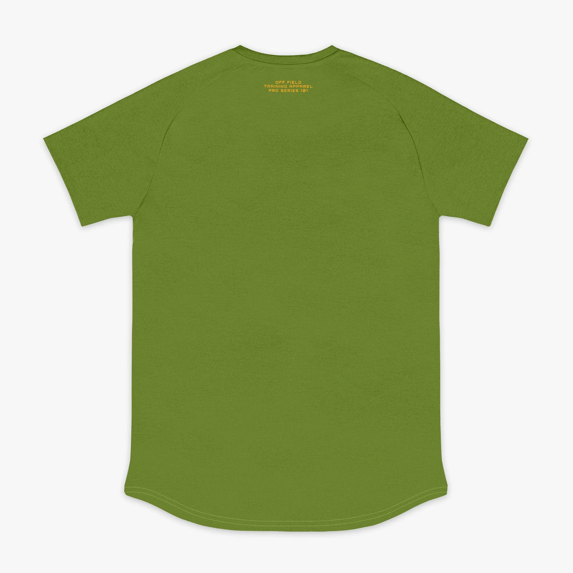 Diamond Tech Tee - Olive Green/Orange