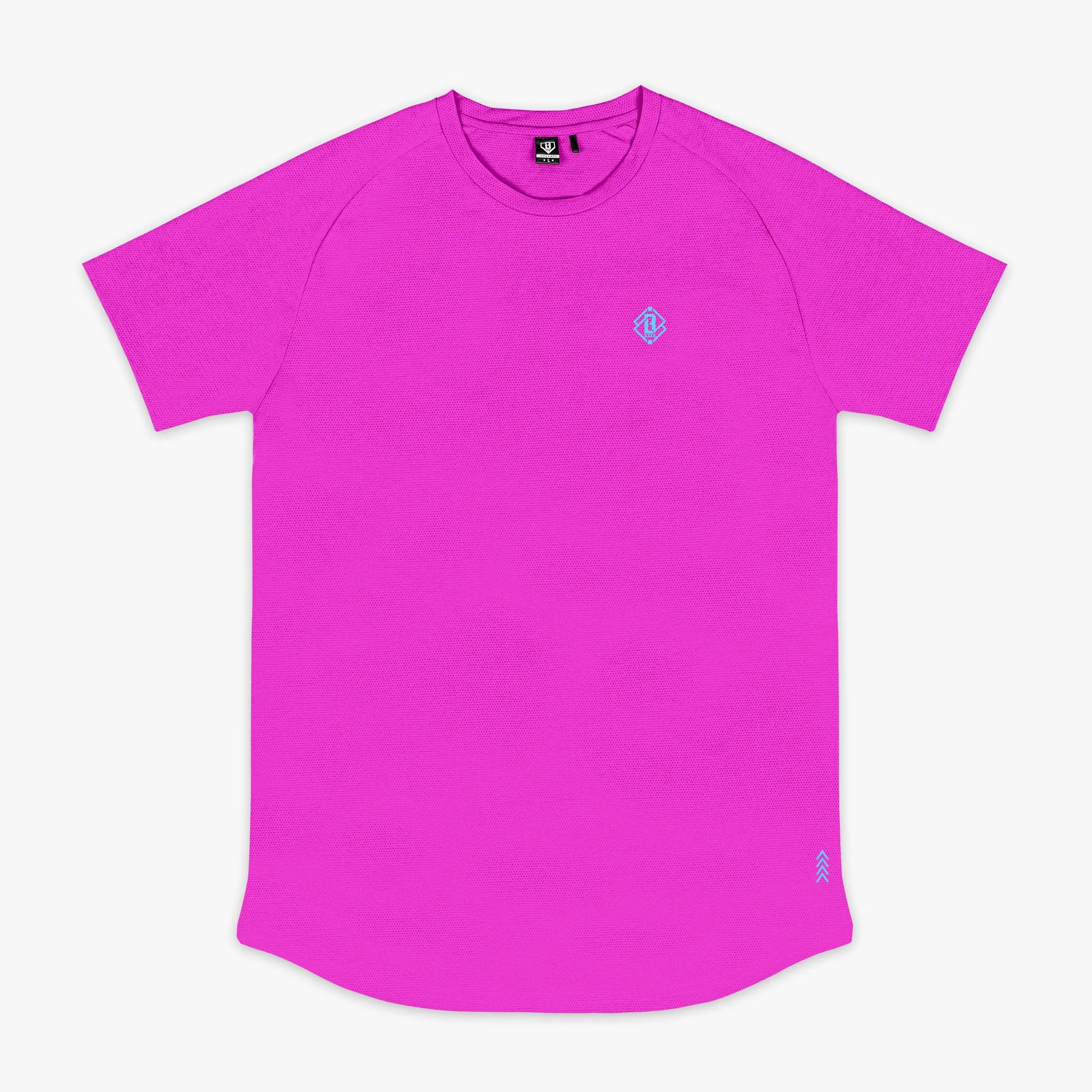 Diamond Tech Youth Tee - Cotton Candy Pink