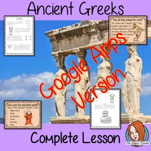 Distance Learning Ancient Greeks Complete Google Slides Lesson