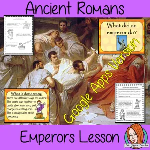 Distance Learning Ancient Romans Emperors and Government Lesson
