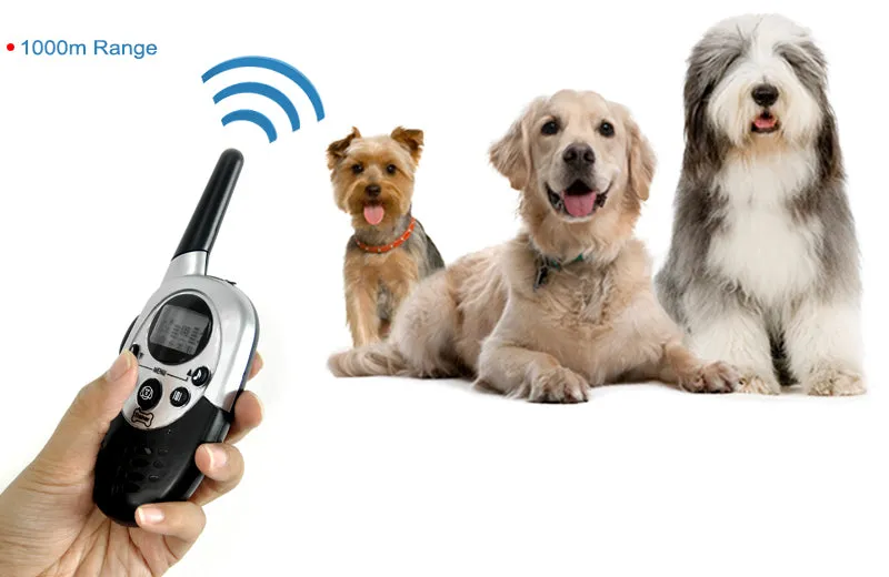 Dog Training Collar 'K9 II' - Vibration   Shock Selectable, 3 Shock Levels, Remote Control, 1000 Meter Range