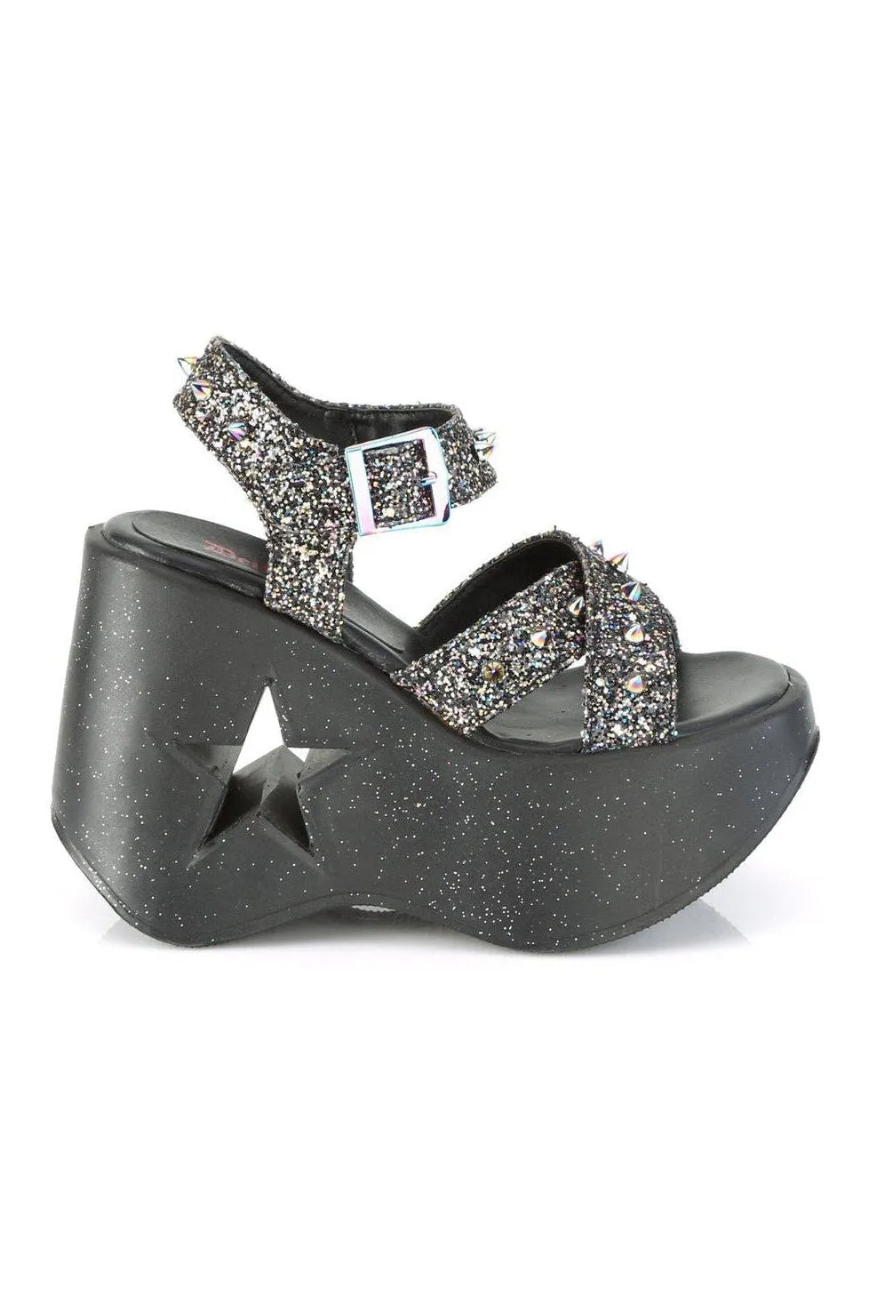 DYNAMITE-02 Ankle Boot | Black Faux Leather